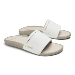 Ulele Slide  -  Bright White / Tapa